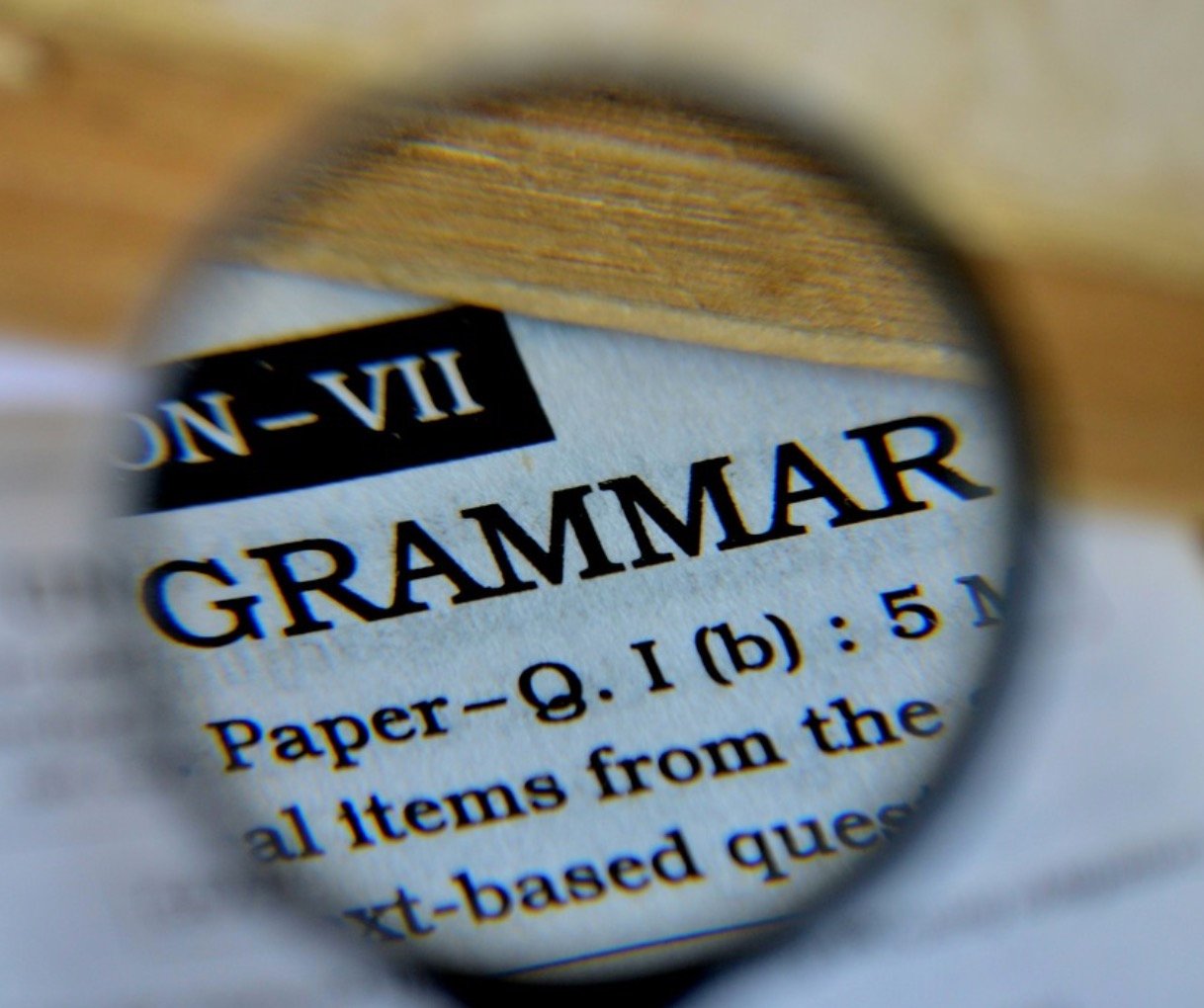 Could it be GRAMMAR? [Premium]