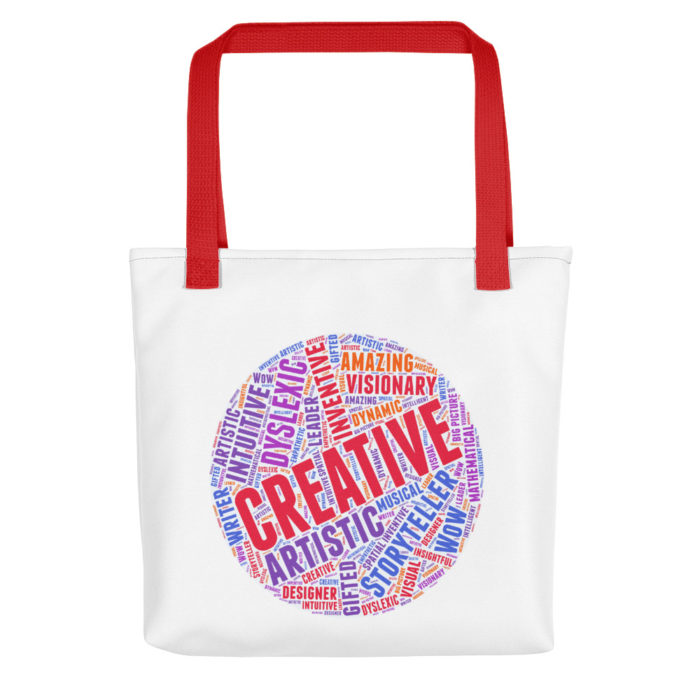 Creative Dyslexic Tote Bag - Image 5