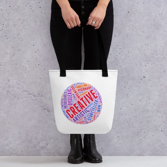 Creative Dyslexic Tote Bag - Image 4