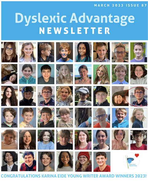 March 2023 Newsletter – Karina Eide Young Writers Awards