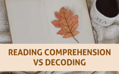 Reading Comprehension vs Decoding