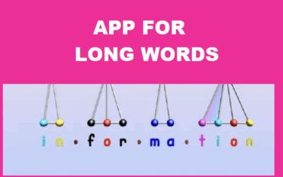 An App for Reading and Spelling Long Words: GRAFARI [Premium]