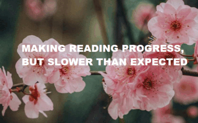 Making Reading Progress but Slower than Expected [Premium]