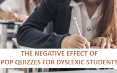 The Negative Effect of Pop Quizzes for Dyslexic Students [Premium]